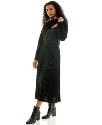 macy's 2 piece formal dresses Women's Two Midi two piece dress set formal