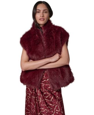 Women's Faux-Fur Sleeveless Vest