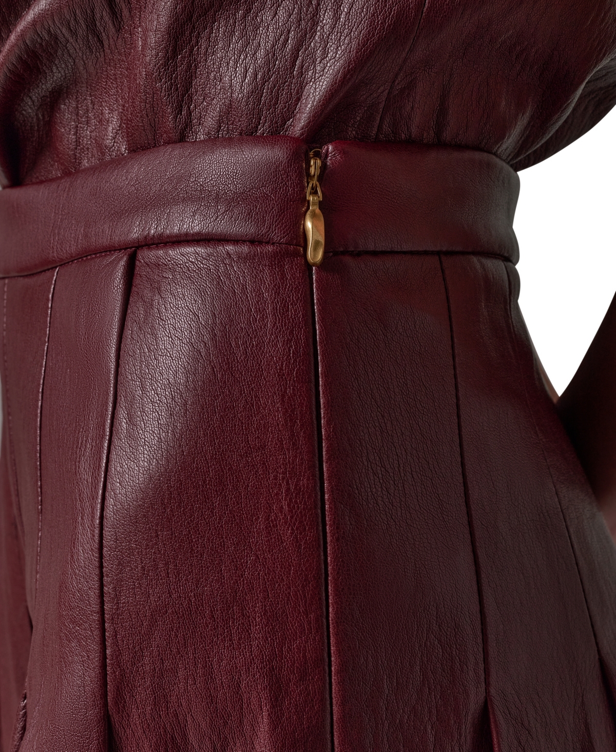Donna Karan New York Women's Pleated A-Line High-Waisted Skirt
