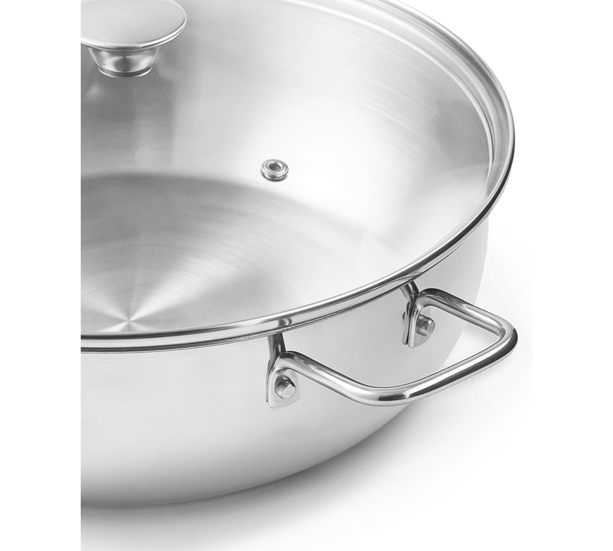 Arch Studio Stainless-Steel 6.5-Quart Multi-Use Pan, Macy's Exclusive