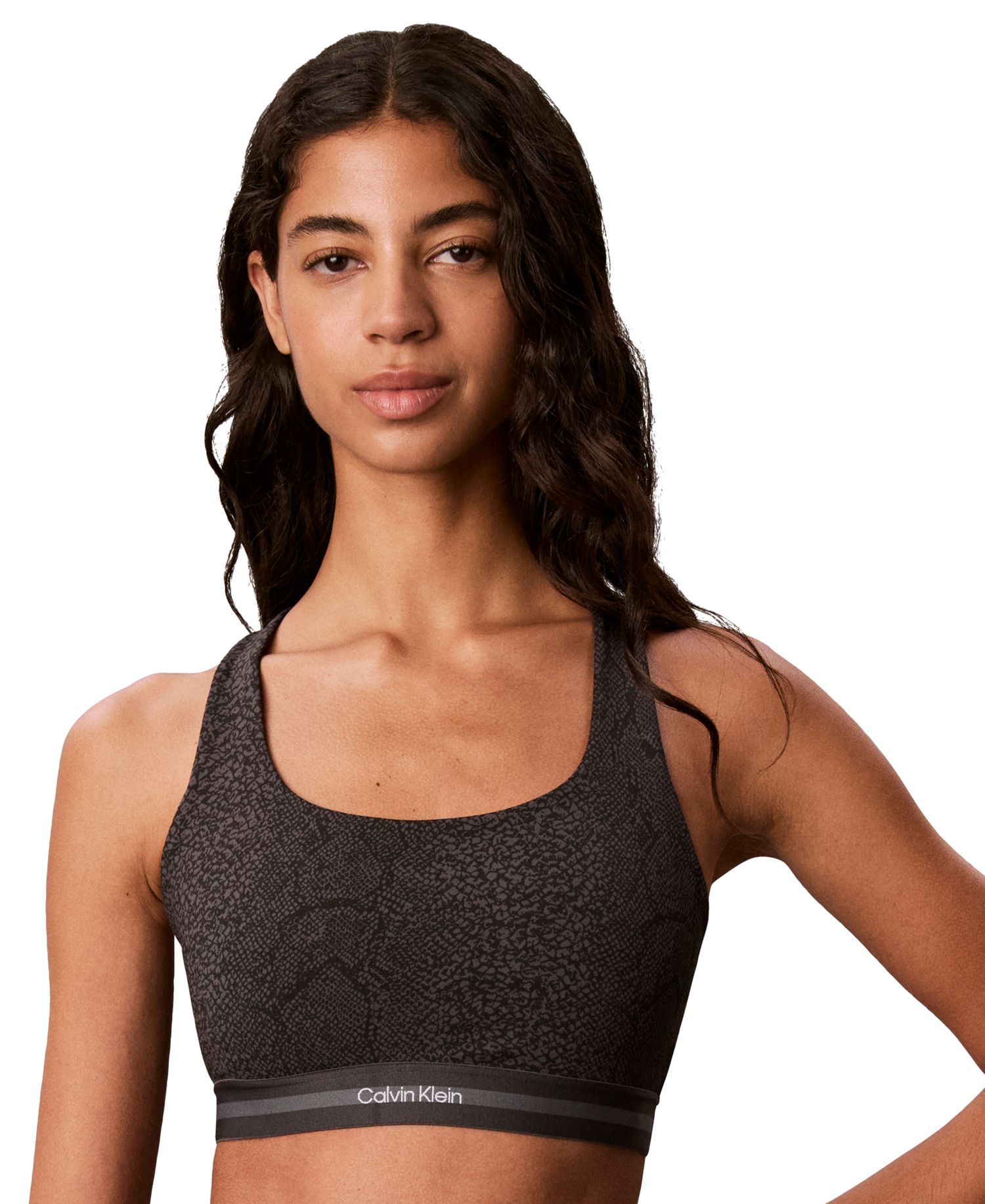 Women's Medium Support Wireless Racer-Back Icon Sport Sports Bra, GWF6K347