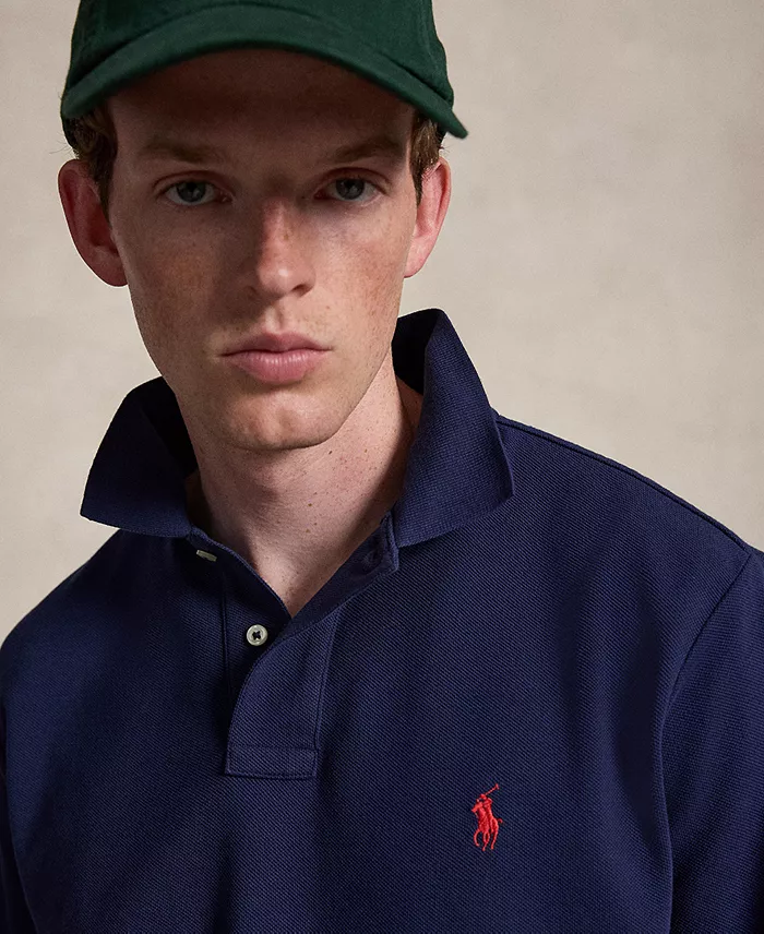 Men's Classic-Fit Mesh Polo Shirt - thumbnail 3