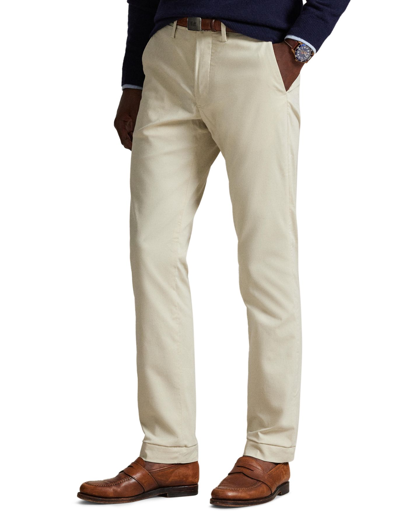Мужские брюки Polo Ralph Lauren Norwich Chino, цвет: Песочный — фото 1
