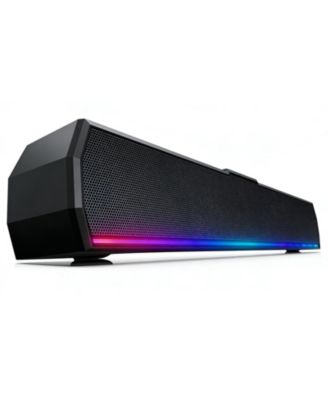 Plug-and-Play Multi-Light Desktop Computer Speakers for PC/Mac/Linux/Gaming
