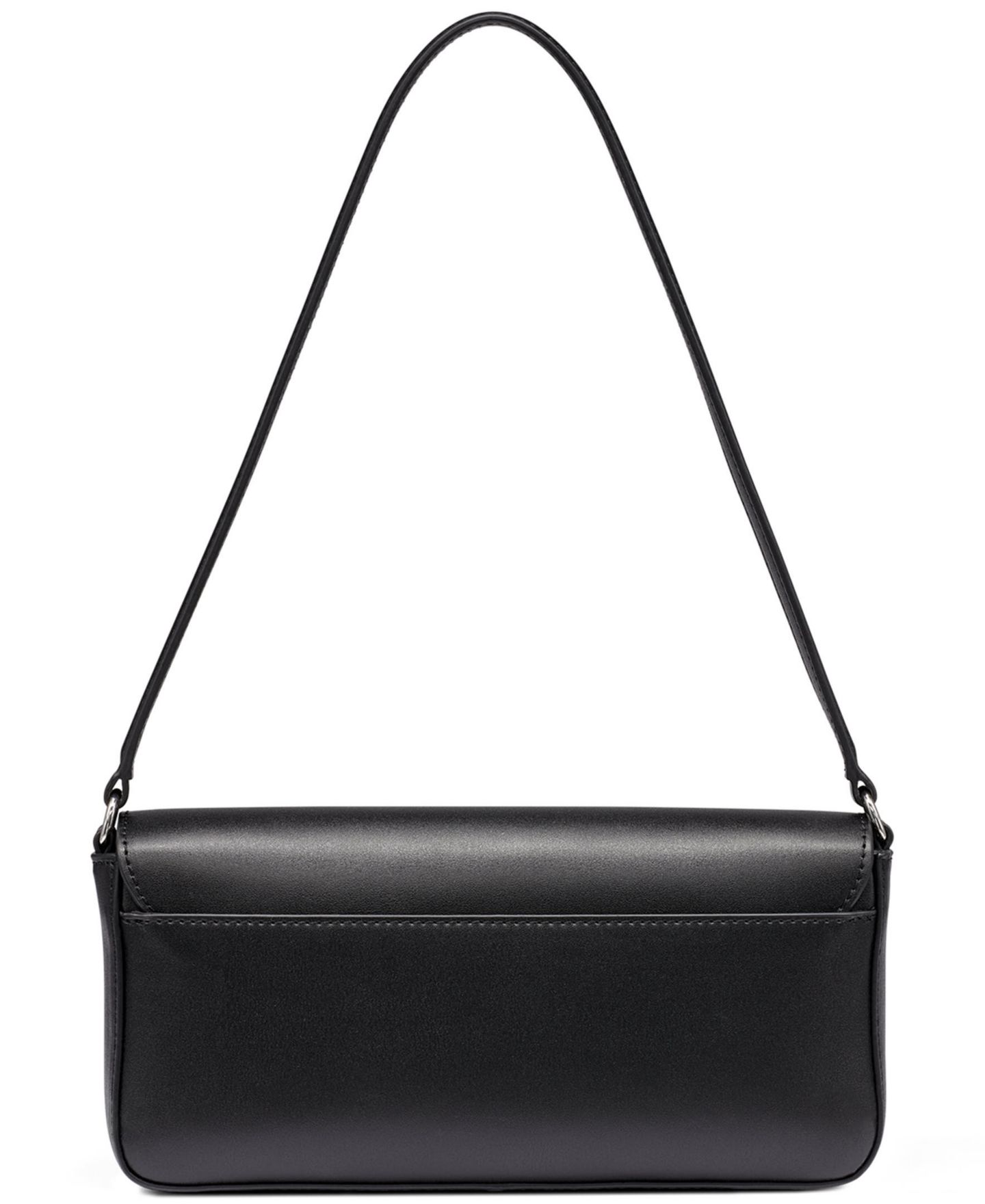 Женская сумка Calvin Klein Ingrid Small Satchel, цвет: Чёрный / Серебряный — фото 2