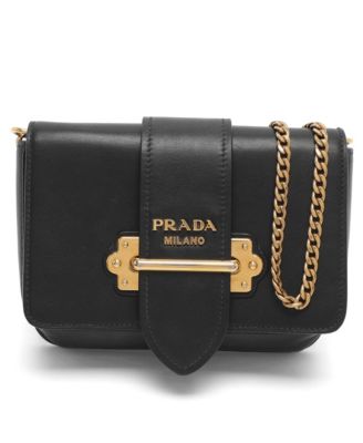 Cahier Leather Chain Shoulder Bag