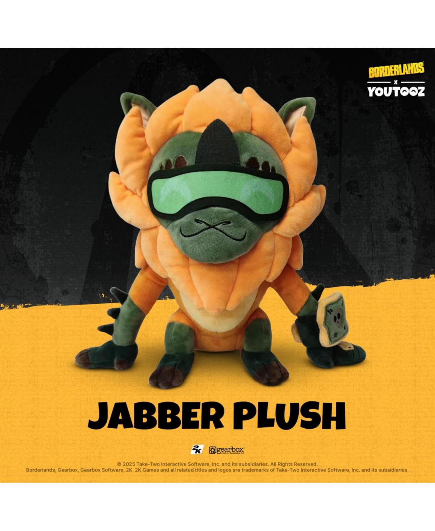 Детская мягкая игрушка Youtooz Borderlands Jabber 9" Plush — фото 6