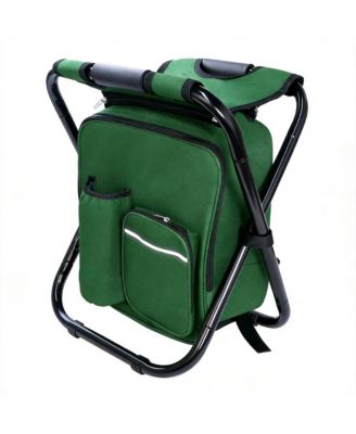 Folding Cooler Chair Camping Fishing Beach Stool