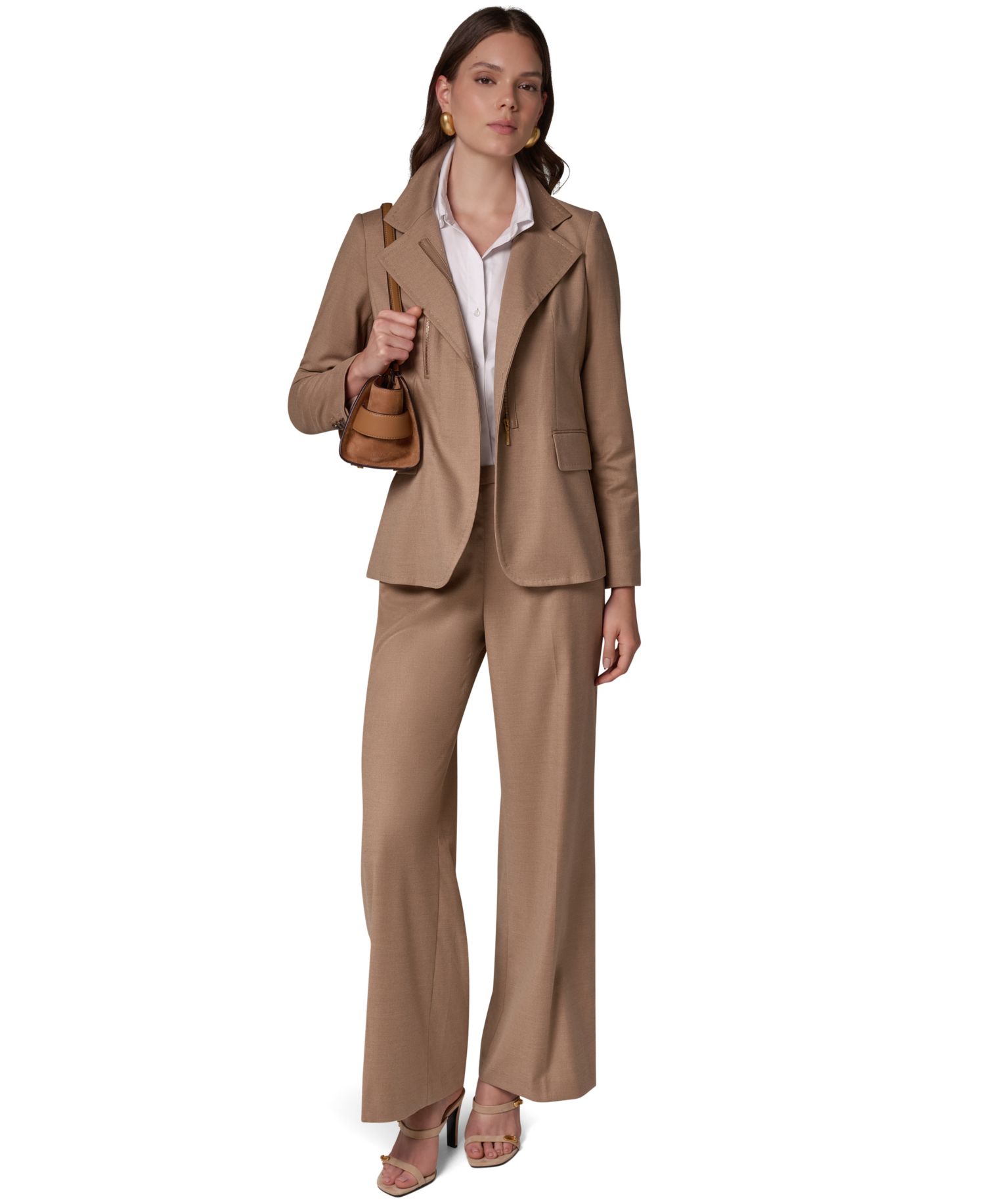 Women's Wide-Leg Elastic-Back Pants
