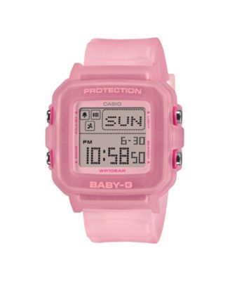 Women's Baby-G Pink Resin Watch 39mm