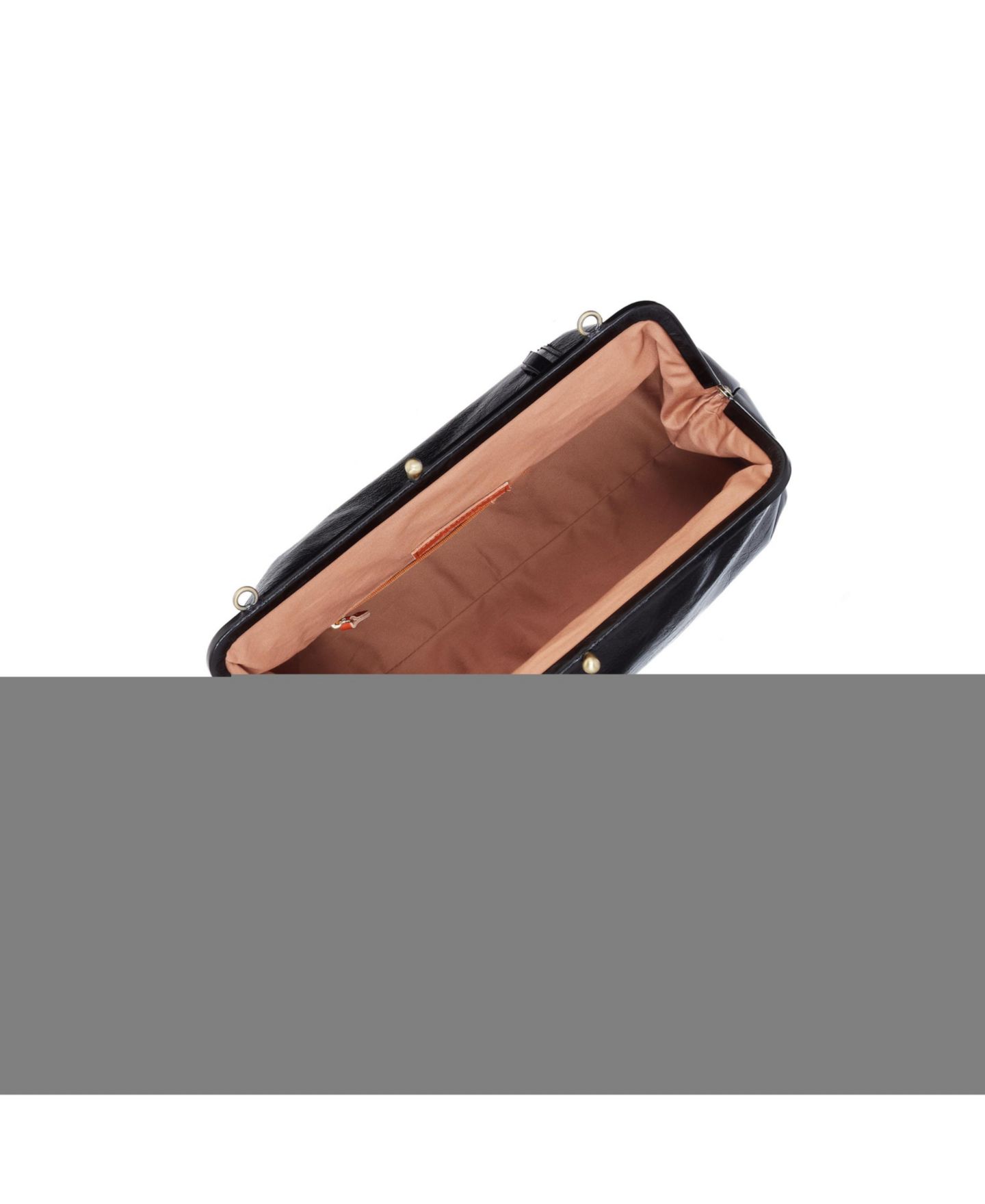Женская сумка HOBO Alba Frame Large Shoulder, цвет: Чёрный — фото 2