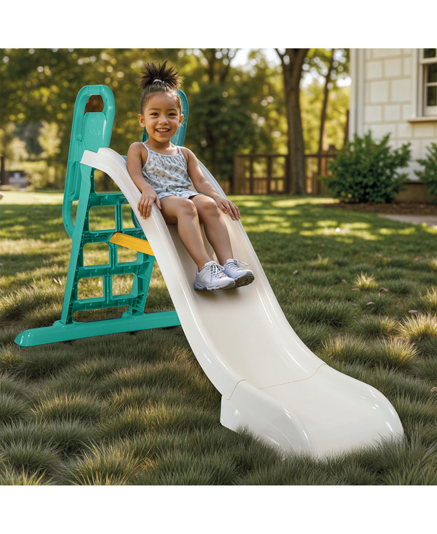 Детская игрушка Dolu Big Splash Slide for Indoor or Outdoor Use with Water Connection Feature, цвет: Белый — фото 6
