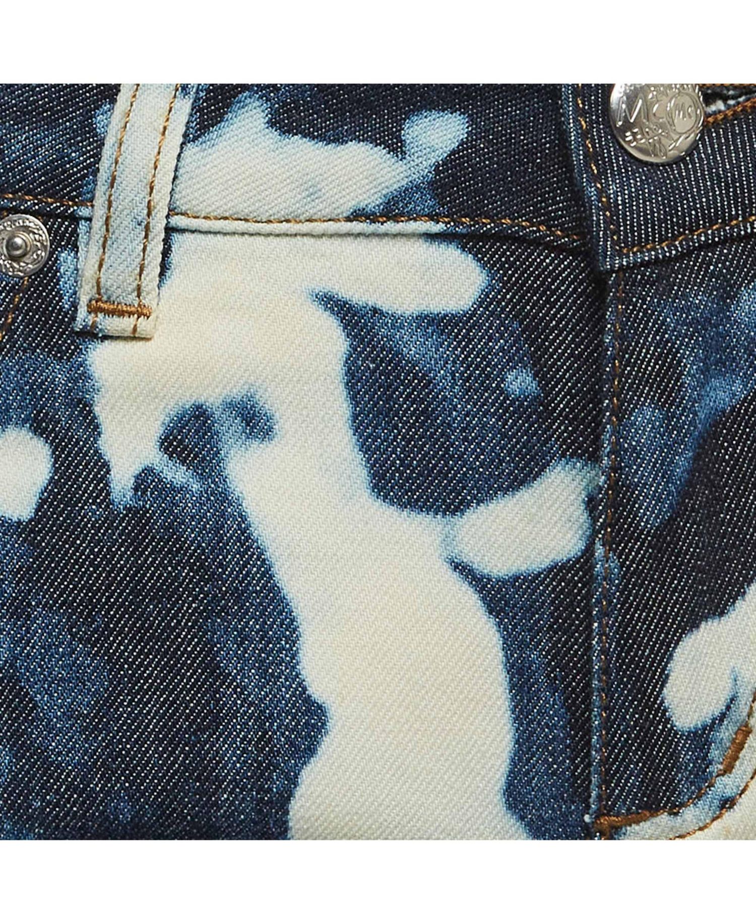 Women's Bleached Effect Denim Jeans