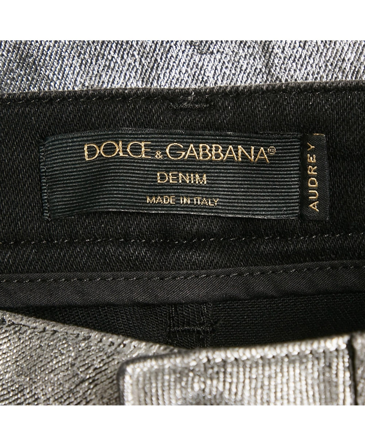 Pre-Owned Dolce & Gabbana Women's Coated Skinny Jeans