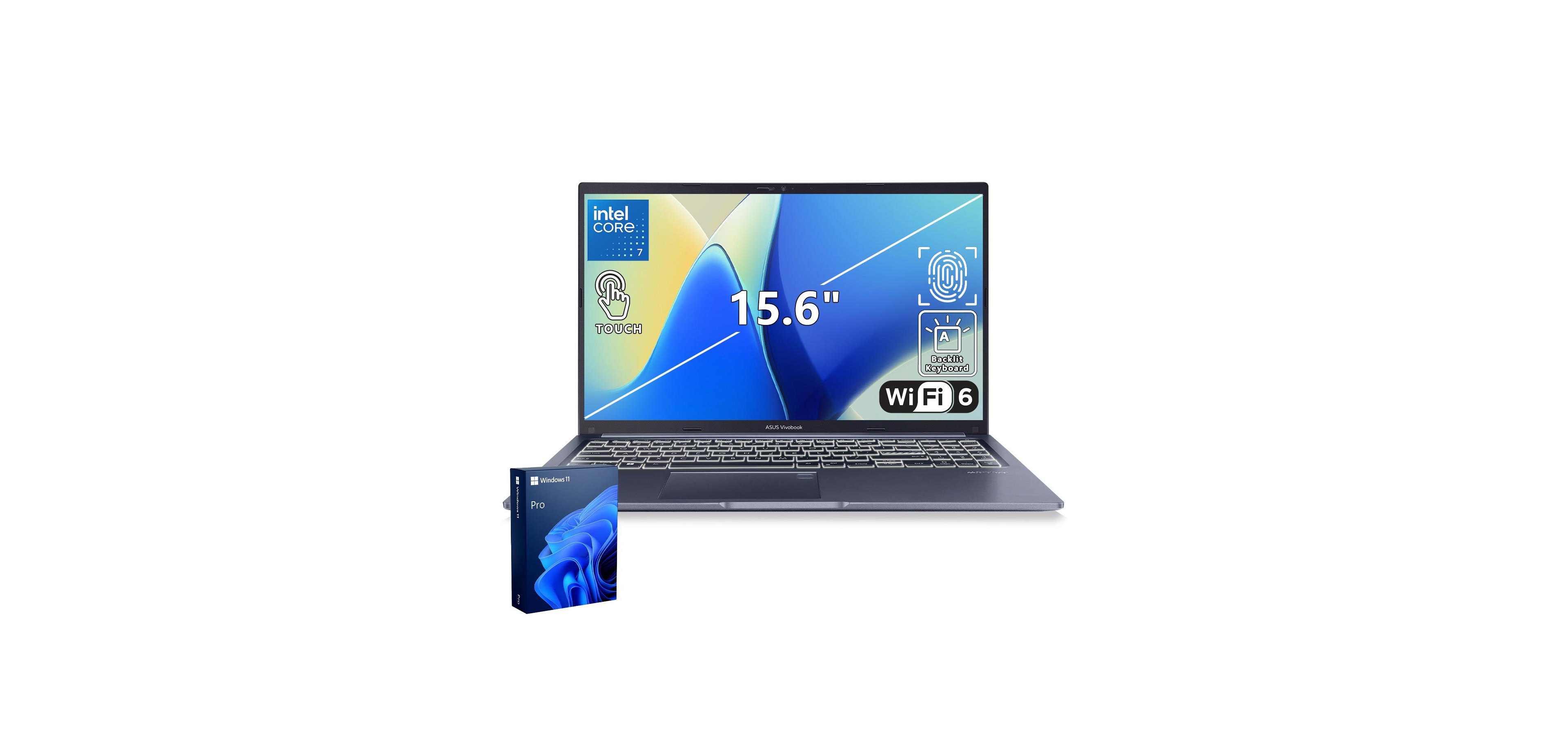 Asus Vivobook 15 15.6" Touchscreen Backlit-Keyboard Laptop