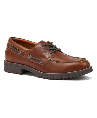 Men's Seaport Leather Lace Up Boat Shoes