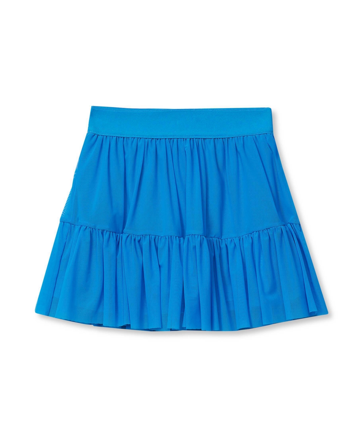 Lands' End Girls Tiered Mesh Skort
