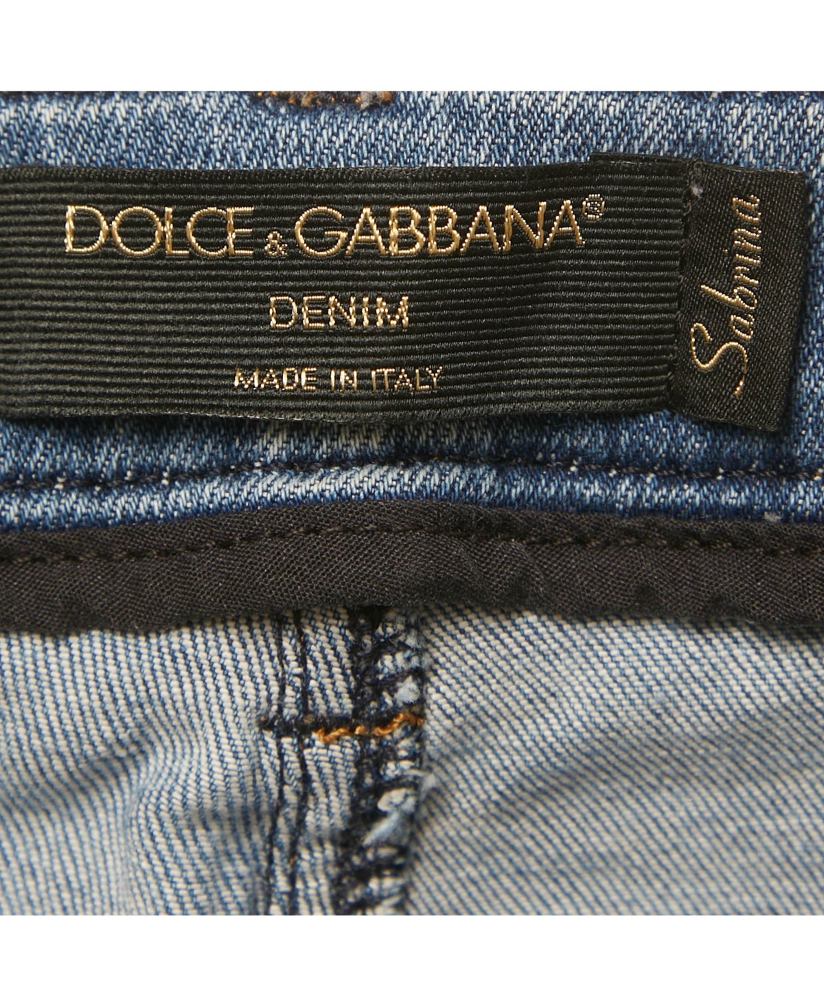 Pre-Owned Dolce & Gabbana Women's Washed Denim Capri