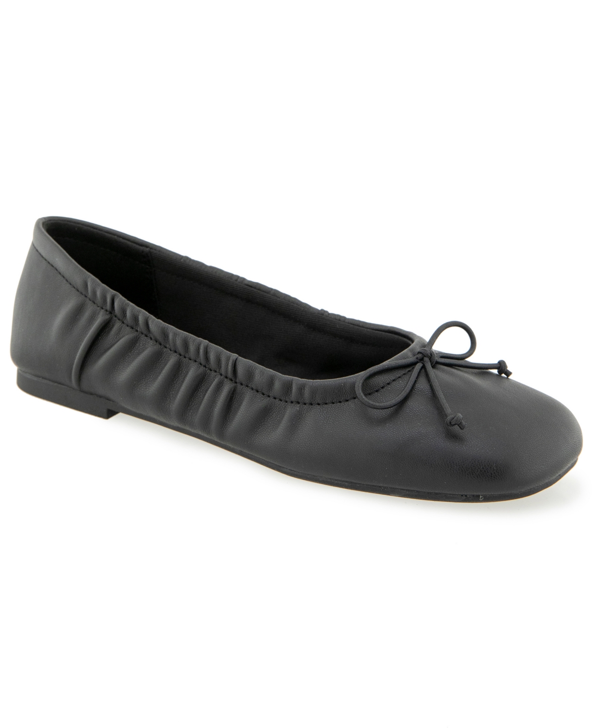 Kenneth Cole Reaction Women's Ringo Ballet Slip-On Flats - Black