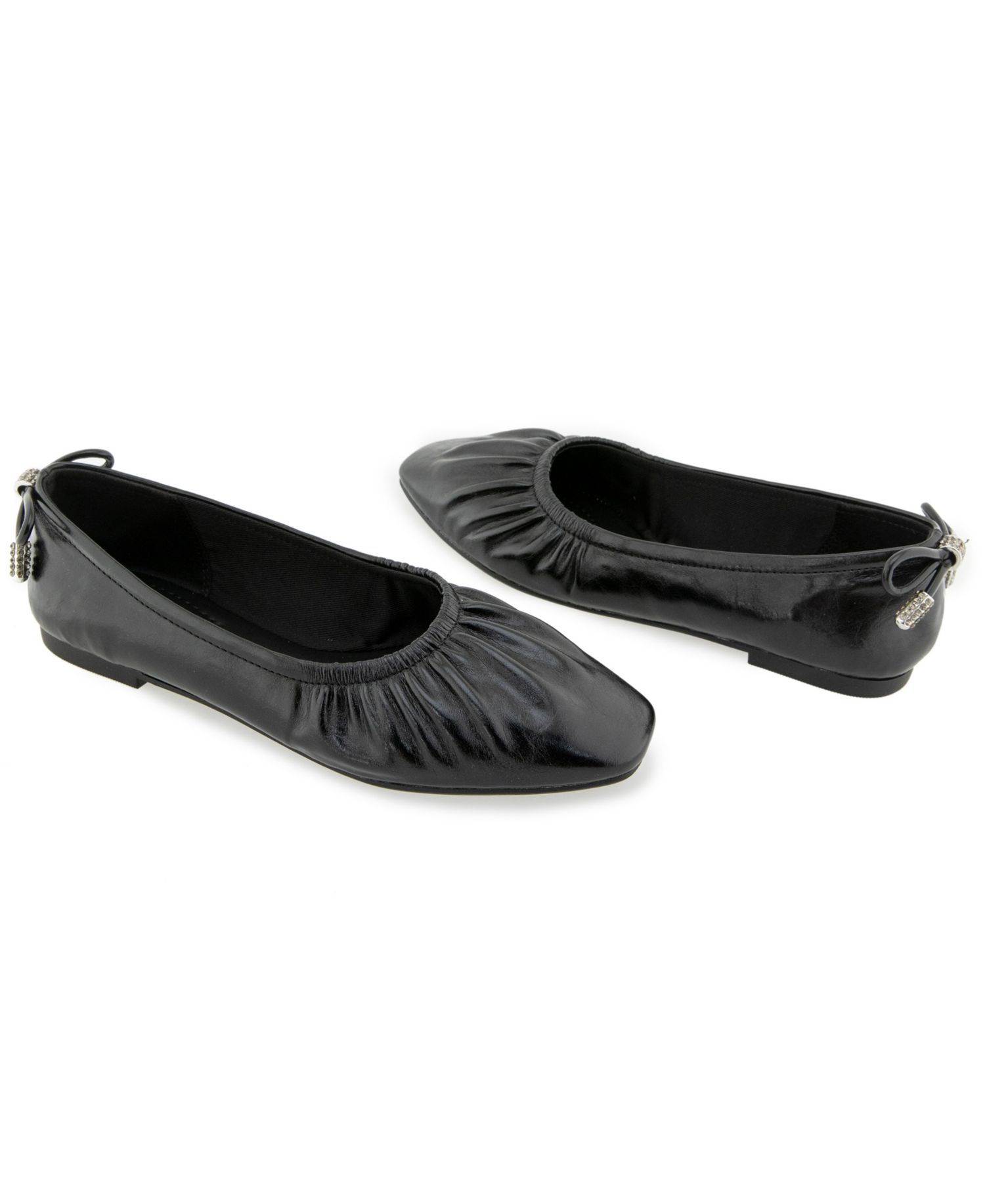 Women's Max Ruched Ballet Slip-On Flats