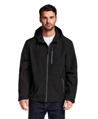 Men's Honey Lux Lightweight Hooded Zip-Front Rain Jacket