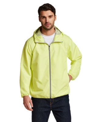 Men's Hooded Water-Resistant Lightweight Windbreaker Jacket