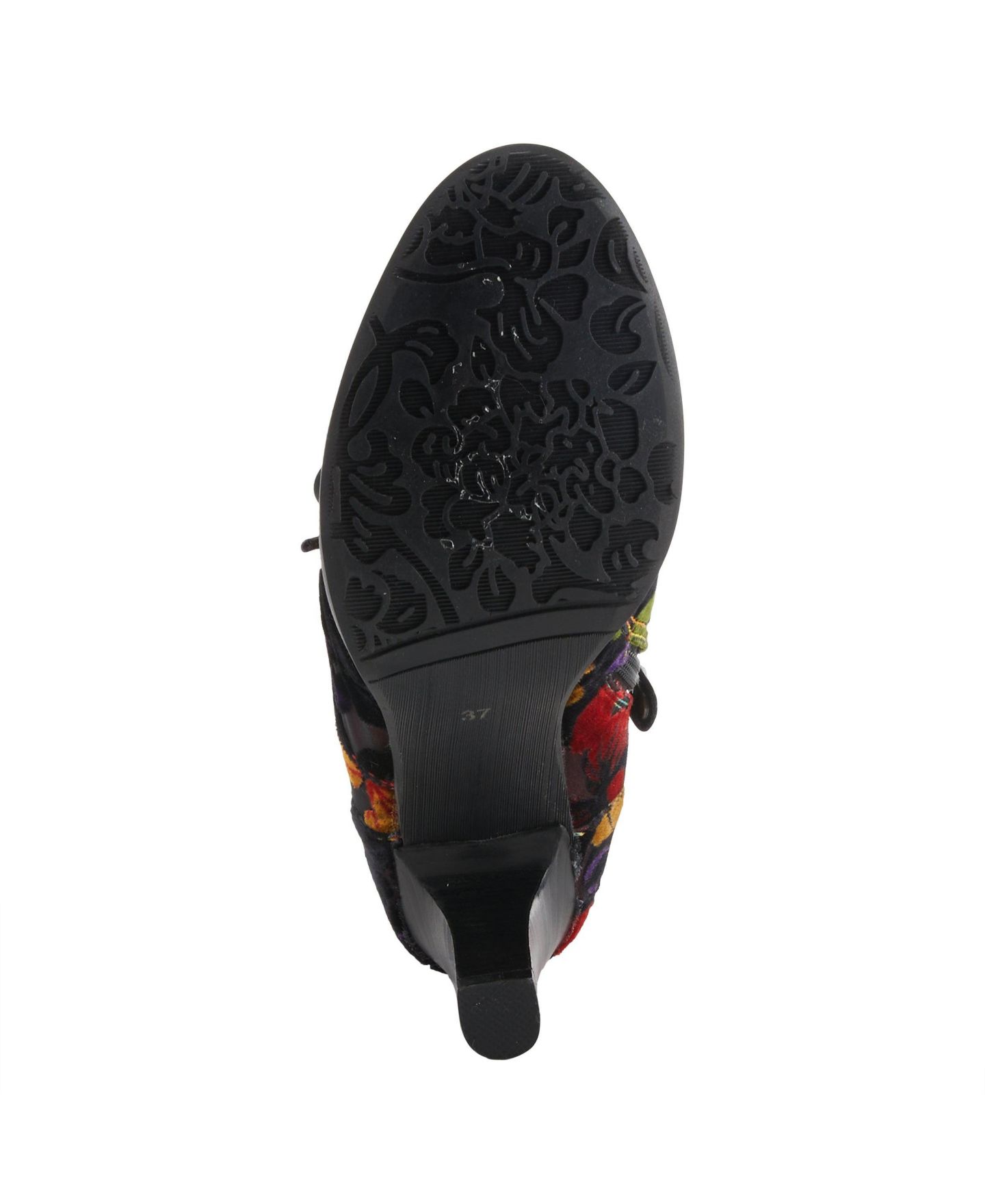 Женские ботинки L'Artiste Spring Step Pritz Shootie with Lace Detail, цвет: Бордо разноцветный — фото 6