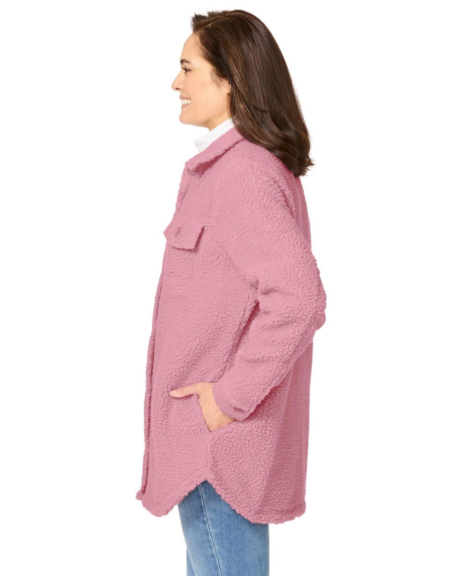 Women's Within Berber Button-Front Jacket