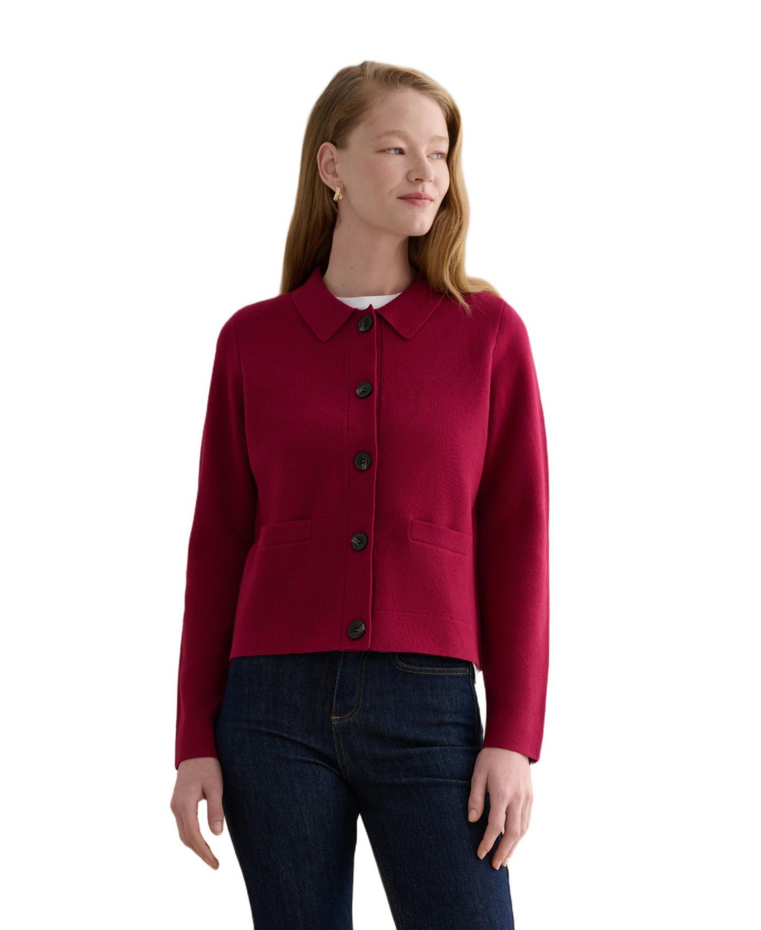 Women's Mia Merino Wool Blend Knitted Cardigan