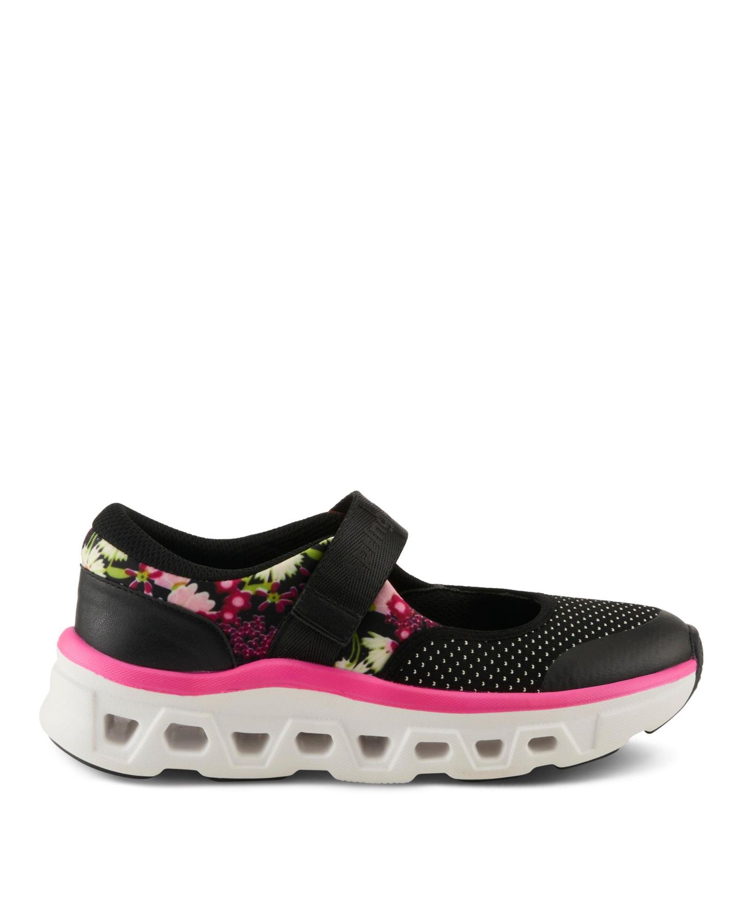 Женские балетки Spring Step Melfi Mary Jane with Cushioned Foam Insole, цвет: Чёрный разноцветный — фото 6