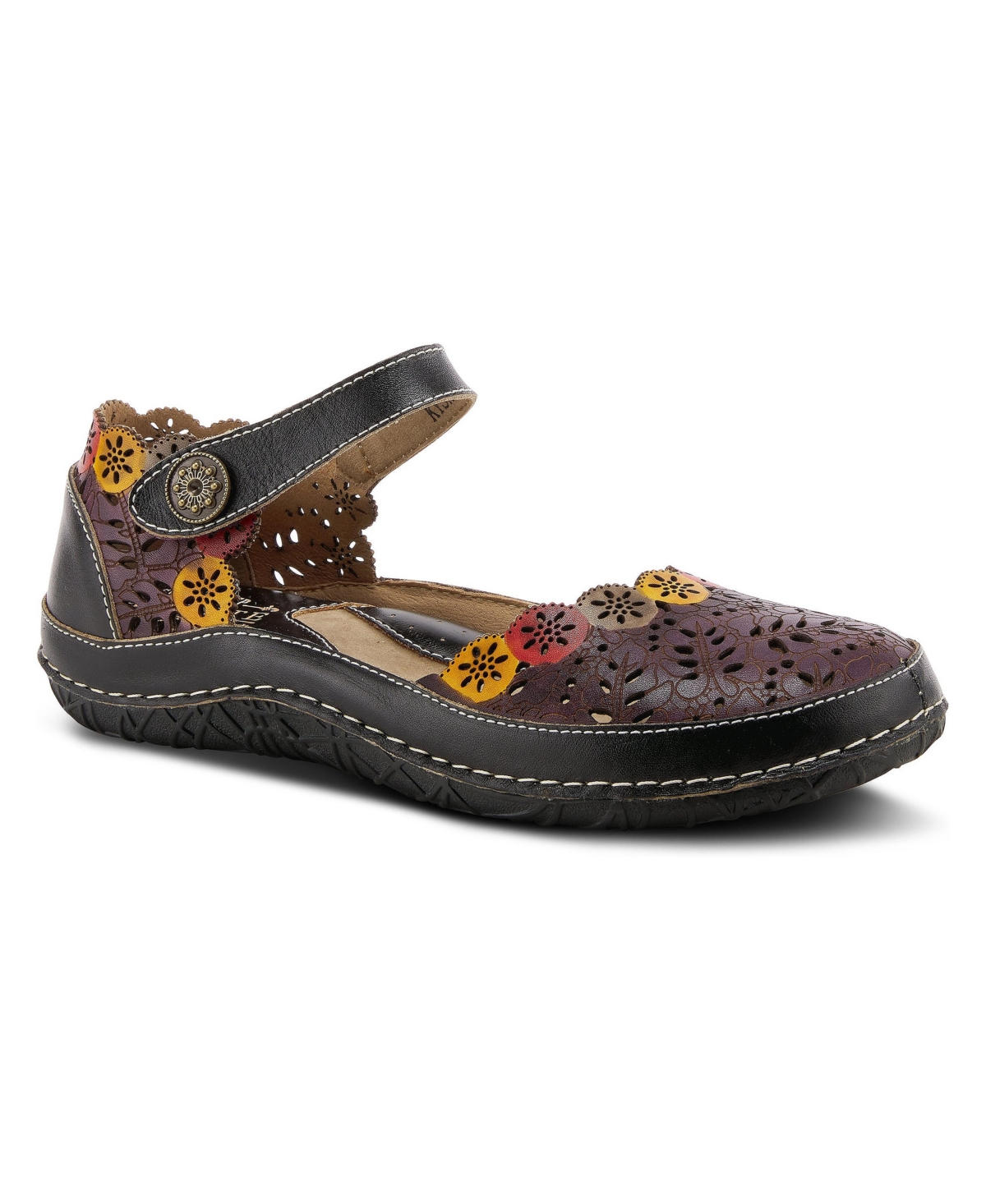 L'Artiste Women's Spring Step Kysandra-fleur Mary Jane with Adjustable Strap