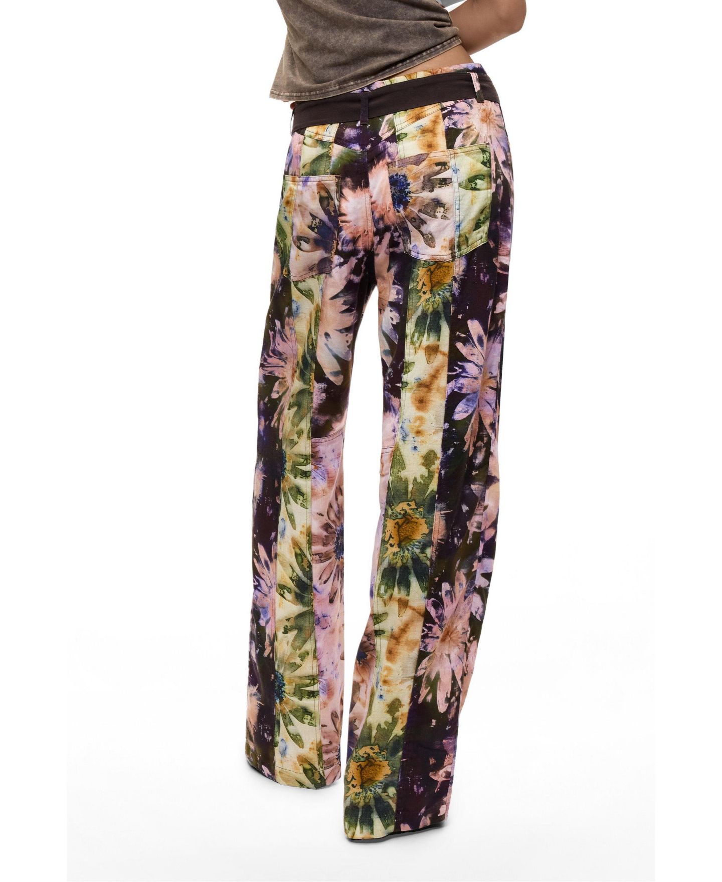 Женские брюки Desigual Long Printed, цвет: Разноцветный — фото 2