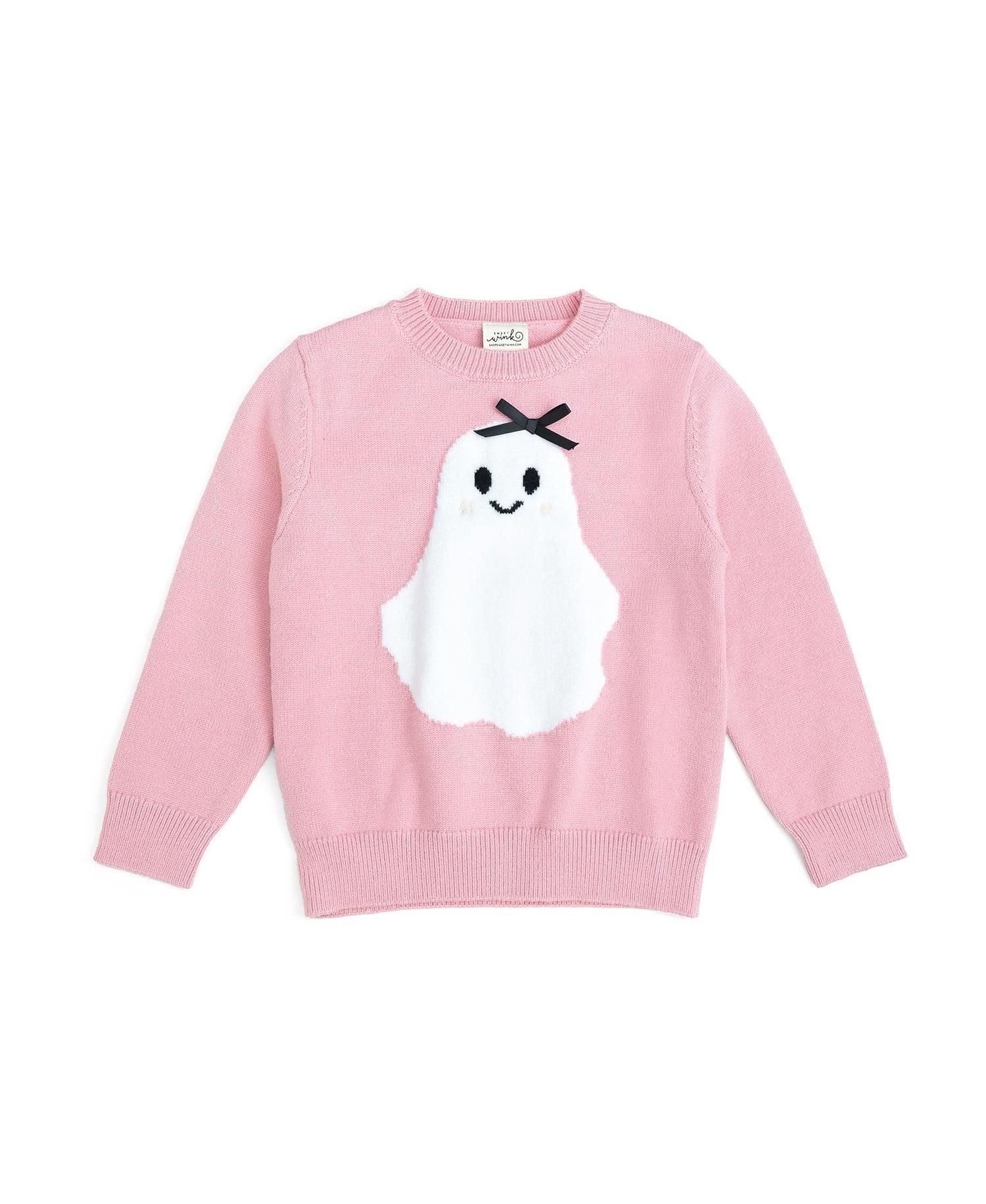 Baby Girls (6m-24m) Sweet Ghost Halloween Sweater