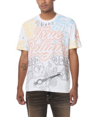 Men's Logo Tee Graphic Puff-Print T-Shirt