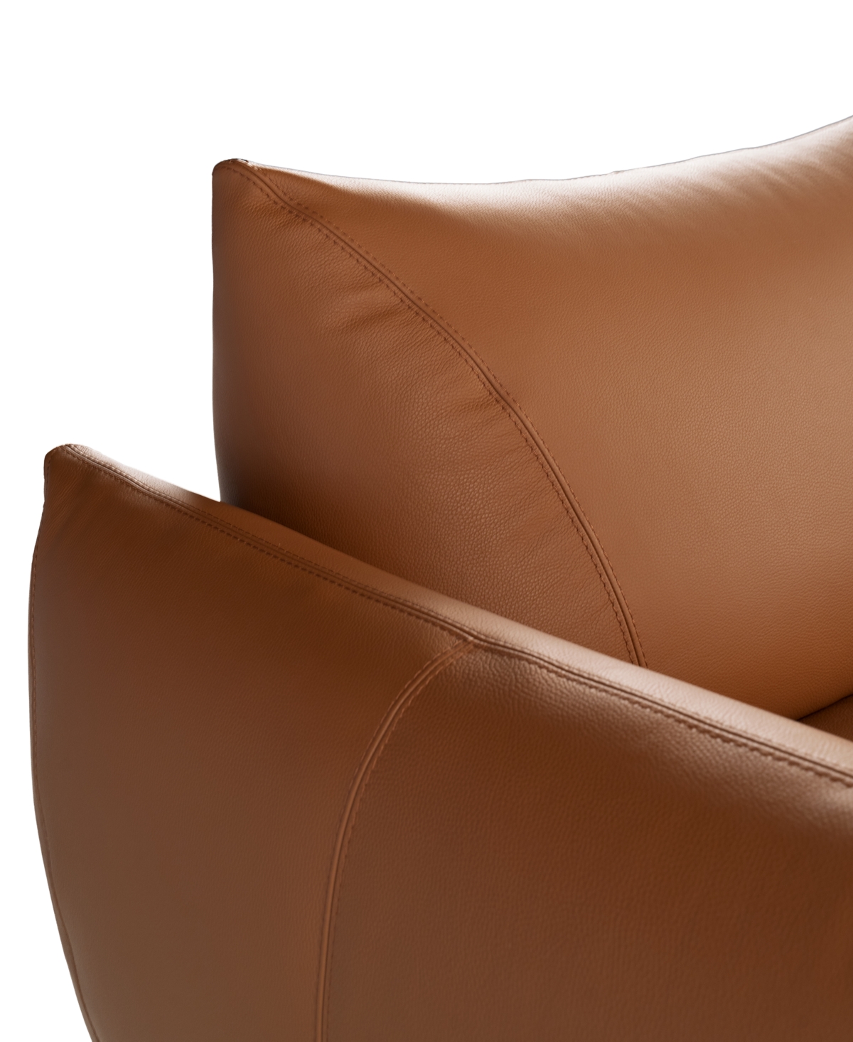 Nicoletti Home Alpino Leather Loveseat, Macy's Exclusive