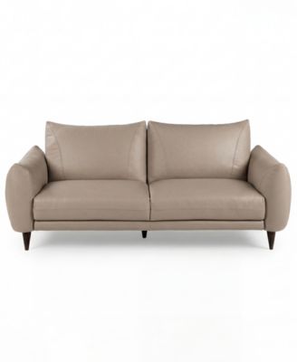 Alpino Leather Sofa, Macy's exclusive-Made in Italy 