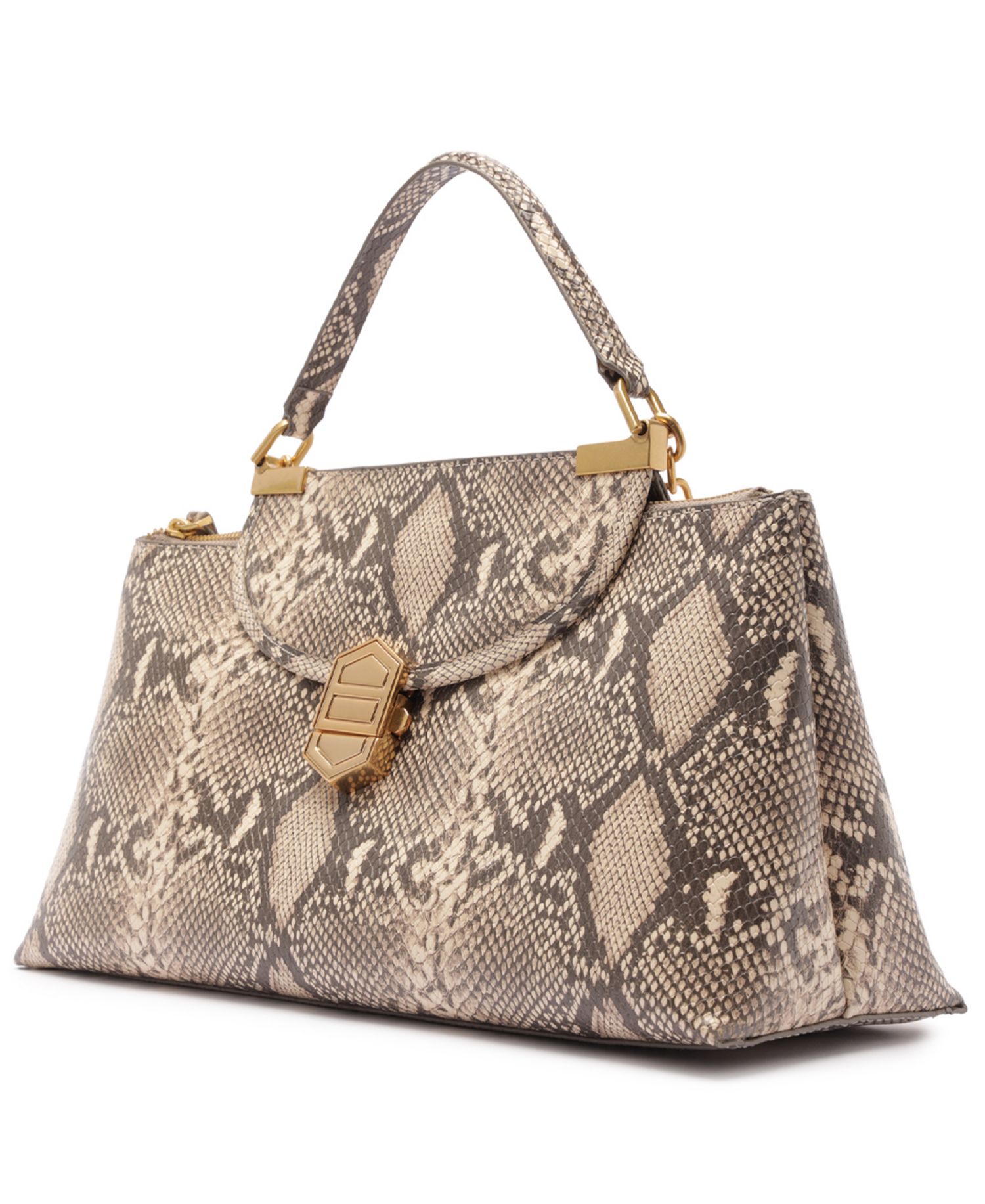 Everly Leather Large Satchel Handbag