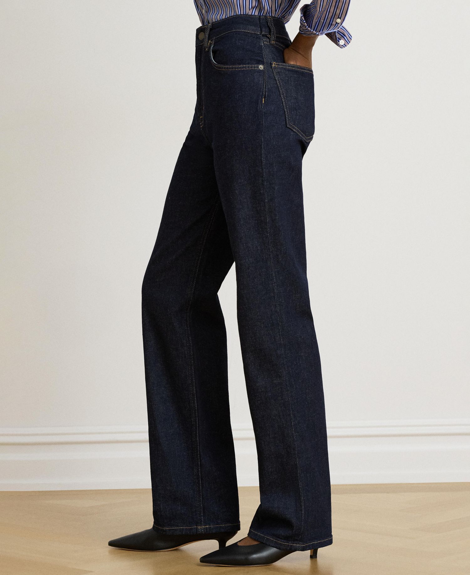 Women's High-Rise Straight-Leg Jeans