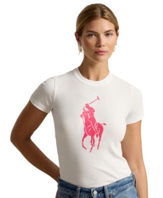 Women's Pink Pony Crewneck T-Shirt