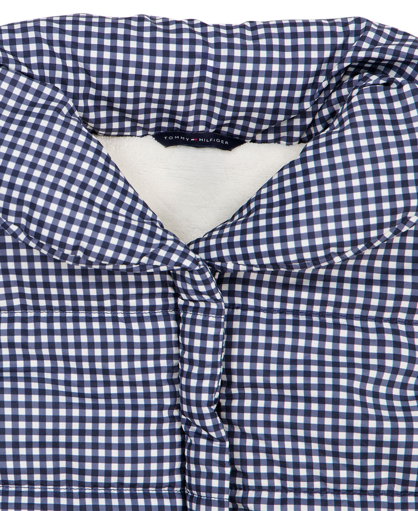 Детский комплект Tommy Hilfiger: стёганый жилет, футболка и брюки клёш, 2T-6X, цвет: Тёмно-синий / Красный — фото 8
