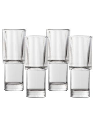 Noho Stackable Collins Glasses, Set of 4