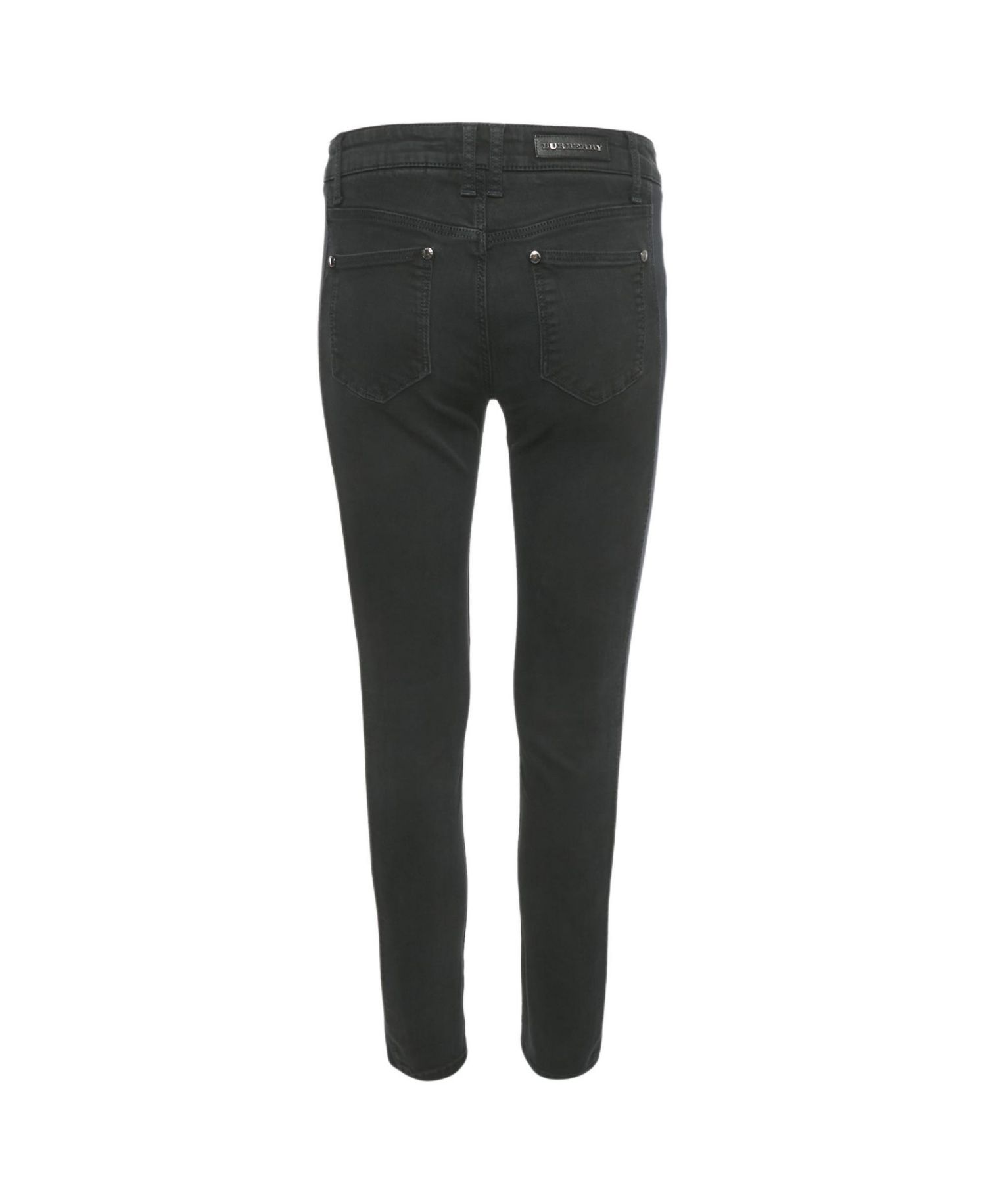 Burberry Women's Mid-Rise Skinny Jersey-Panel Jeans