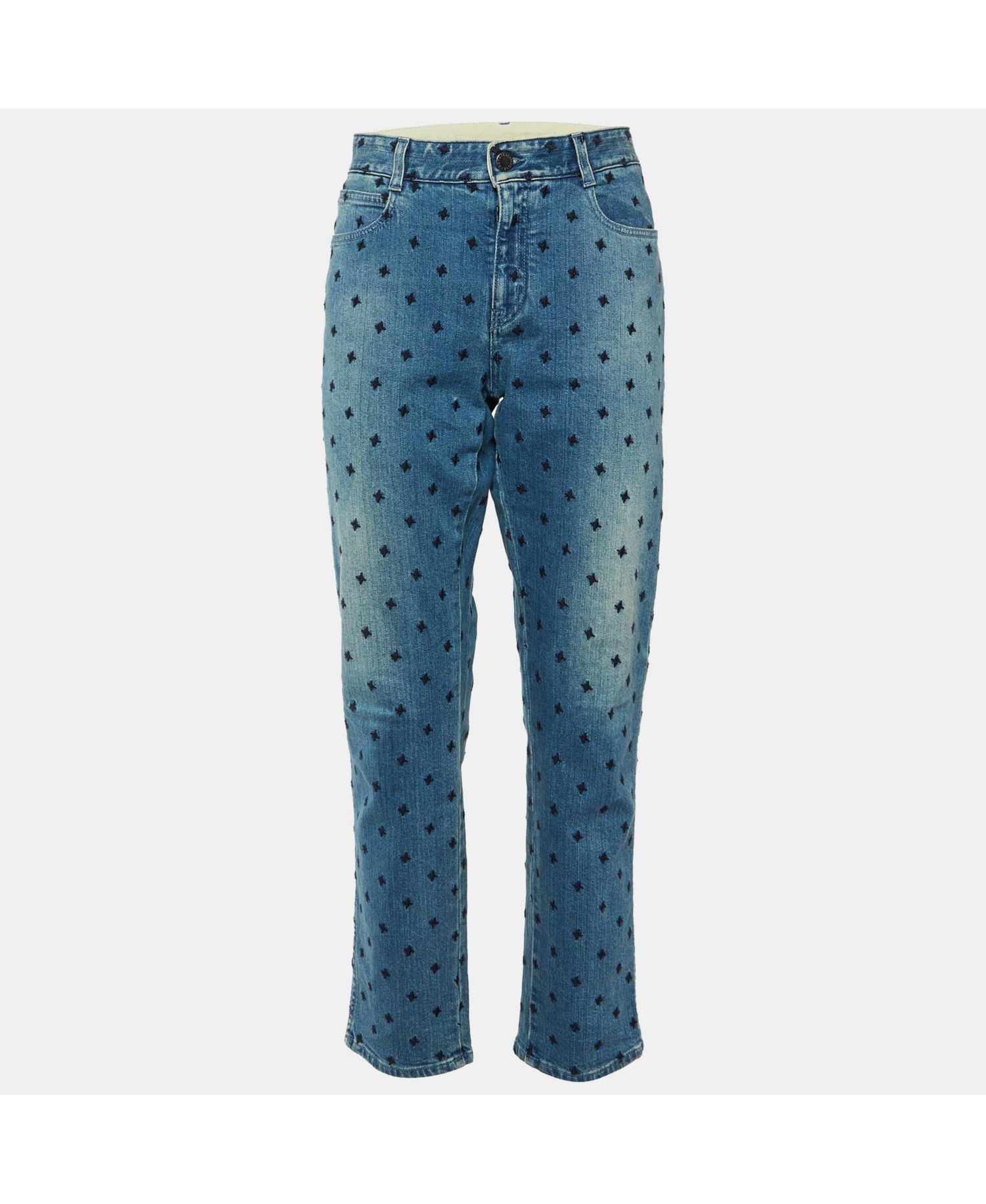 Women's Embroidered Denim Slim Fit Jeans