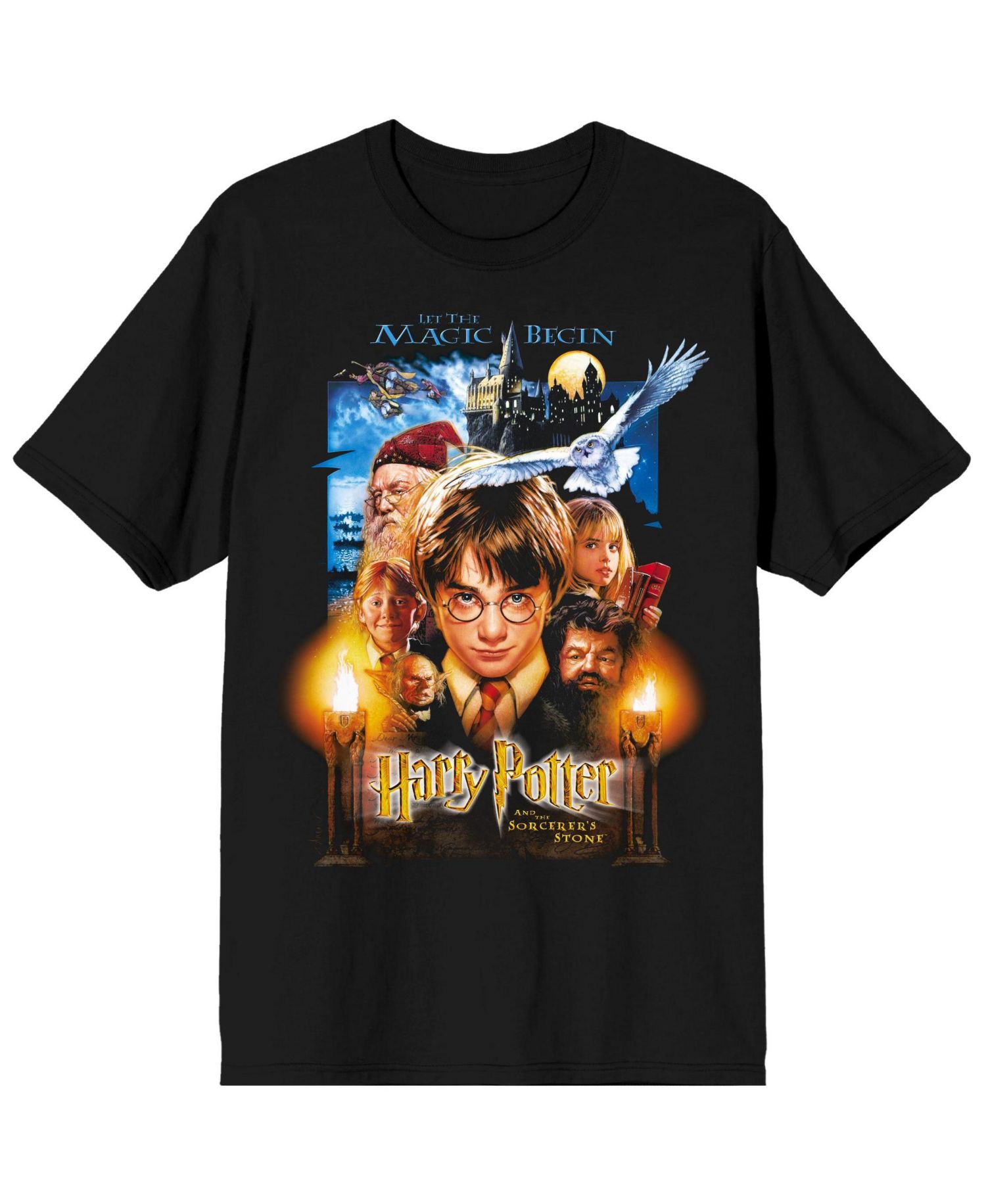 Men's Sorcerer's Stone Movie Poster Relaxed-Fit Graphic T-Shirt