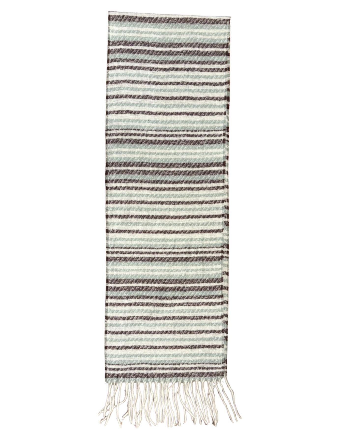 Женский шарф Marcus Adler Stripe Tassel, цвет: Синий — фото 2