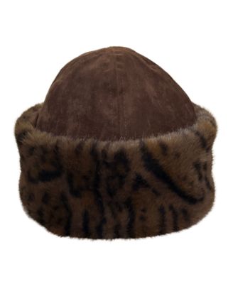 Leopard Suede Hat