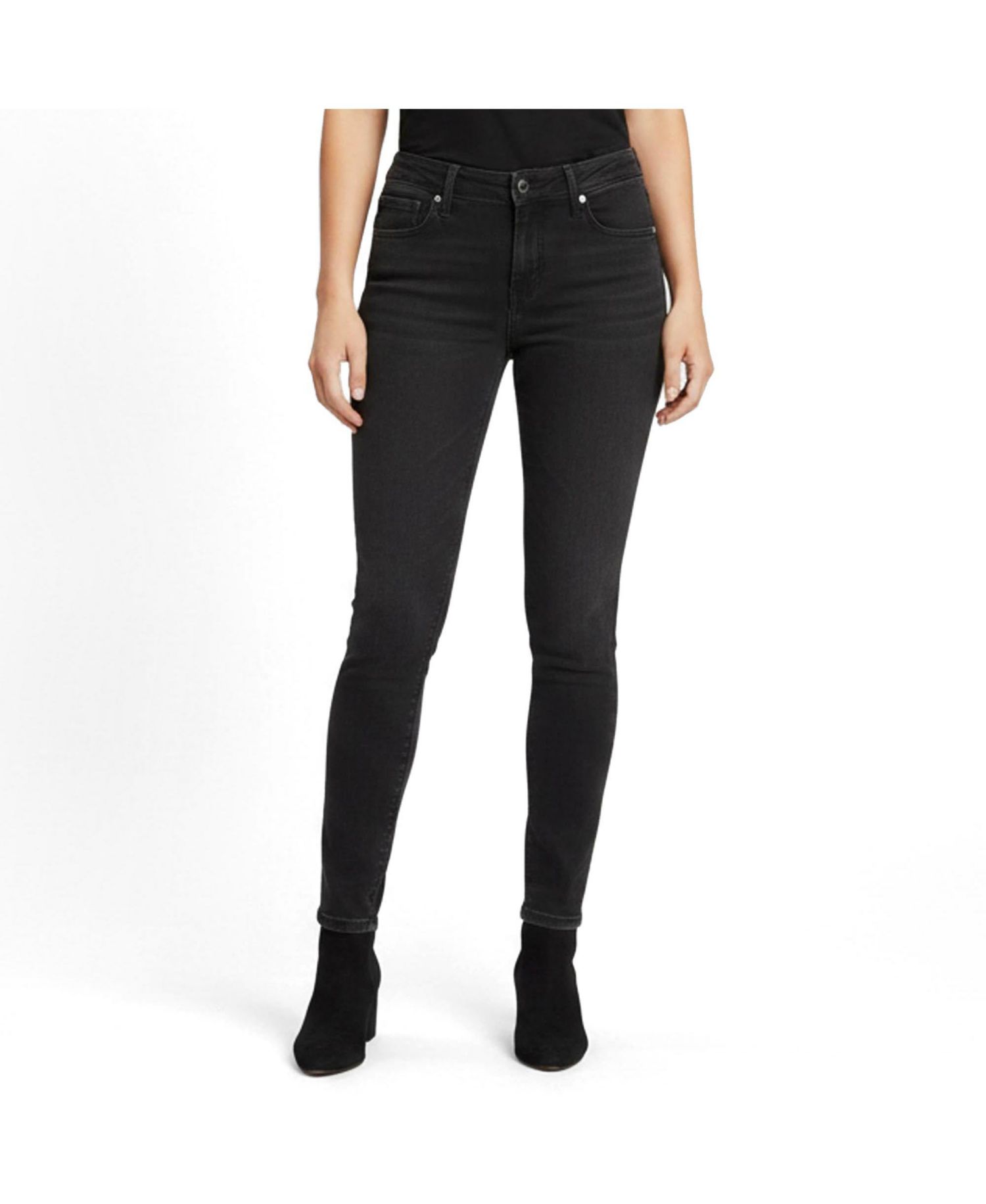 Women's Skinny Ankle-Zip Denim Jeans