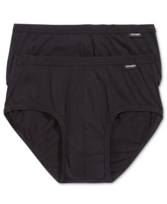 Jockey Elance(r) Bikini - 3 Pack (Black) Men's Underwear