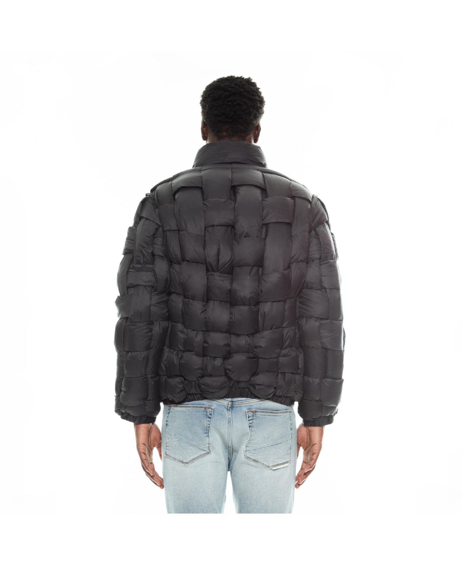 Men's Quilted Nylon Puffer Jacket