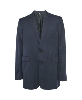 Men's Gabardine Regular-Fit Notch Lapel Wool Blazer